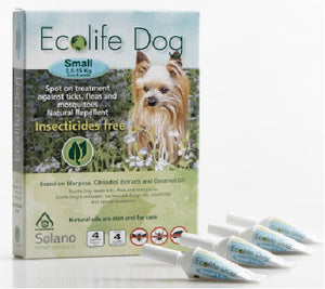 Ecolife Spot On 純天然驅蚤滴頸劑 小型犬(2.5-15Kg)