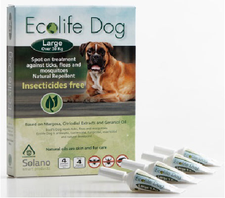 Ecolife Spot On 純天然驅蚤滴頸劑 大型犬(30Kg 以上)