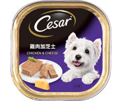 Cesar 純鮮肉系列 雞肉加芝士 100克 x 6個