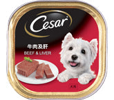 Cesar 純鮮肉系列 牛肉及肝 100克 x 6個