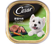 Cesar 香草蔬菜系列 野菜牛肉 100克 x 6個