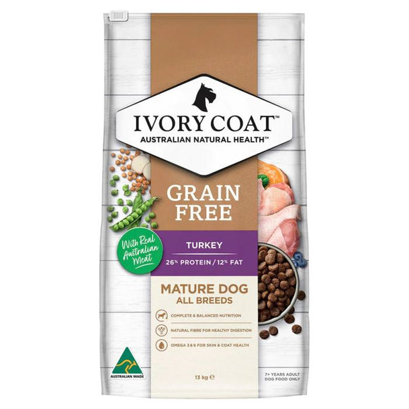Ivory Coat 低脂火雞肉老犬配方