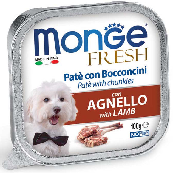 MONGE Fresh羊肉狗餐盒100g