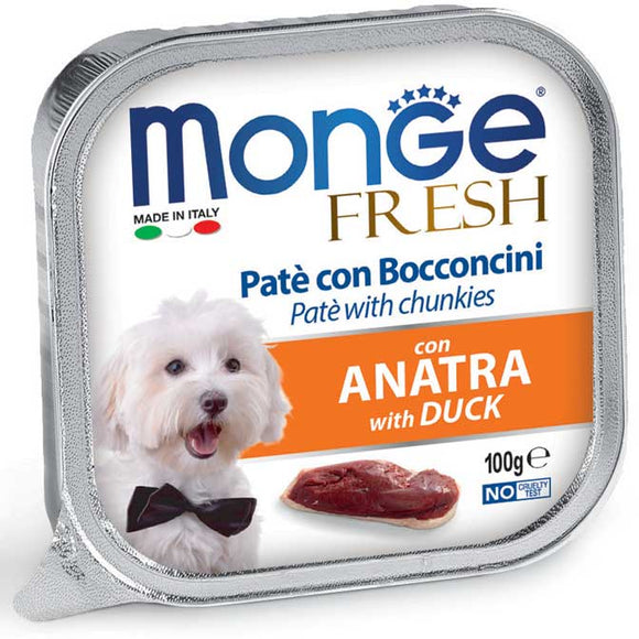 MONGE Fresh鴨肉狗餐盒 100g