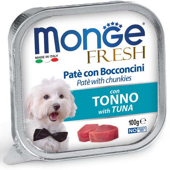 MONGE Fruits 吞拿魚狗餐盒 100g