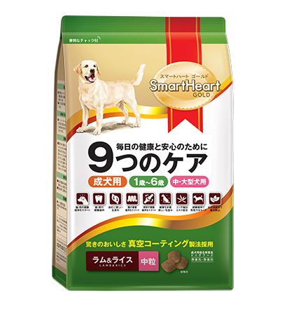 SmartHeart Gold 愛心金裝成犬狗糧(羊+ 飯) 1kg